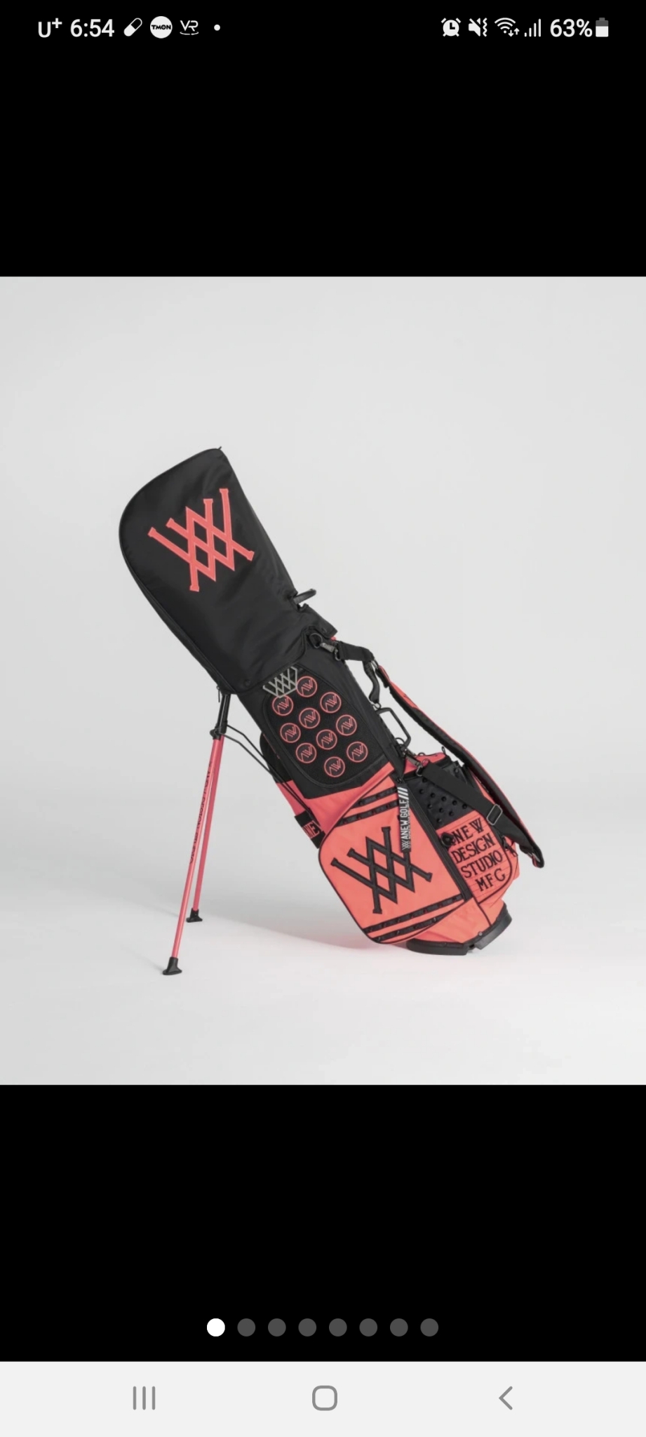 어뉴골프 골프스탠드백 투컬러스탠드백_핑크