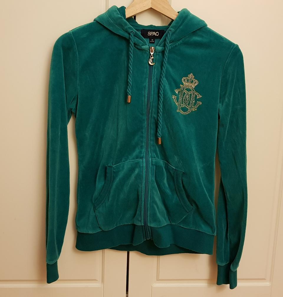 SPAO 정품 벨벳 여성 후드 츄리닝 윗도리 M 사이즈