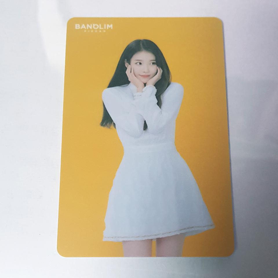아이유 포토카드/반올림/노란색/노랑/옐로우/AR카드/이지은