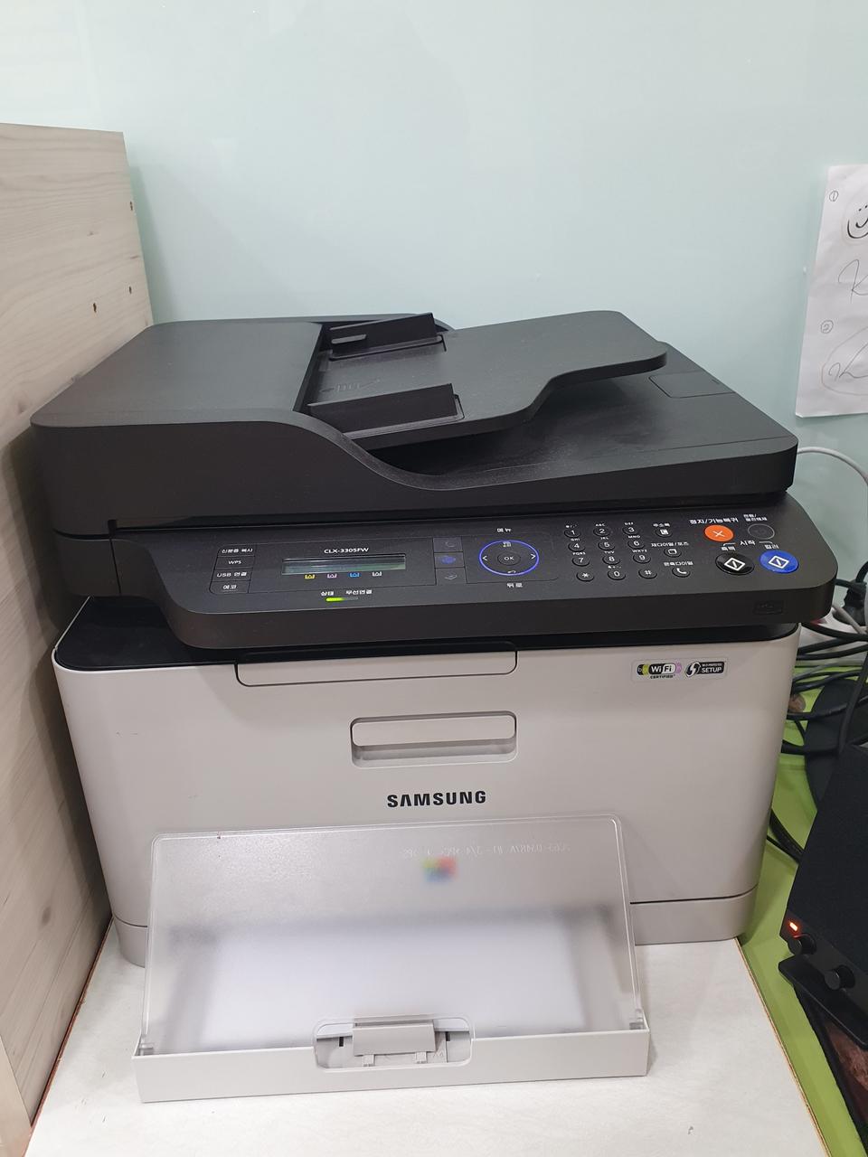 삼성 컬러 레이저 복합기 clx-3305fw