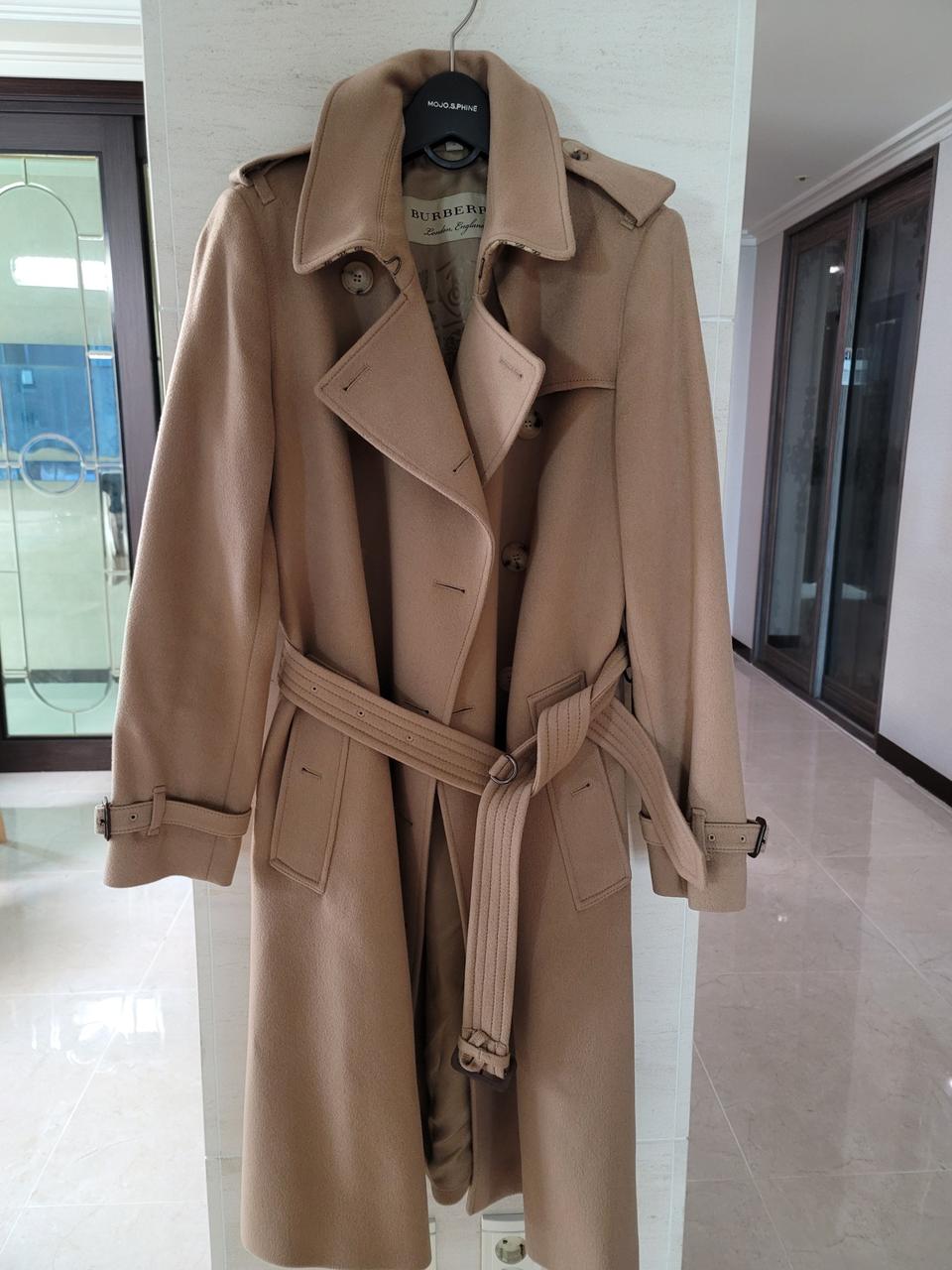 정품 버버리 코트 100프로 캐시미어 새상품수준