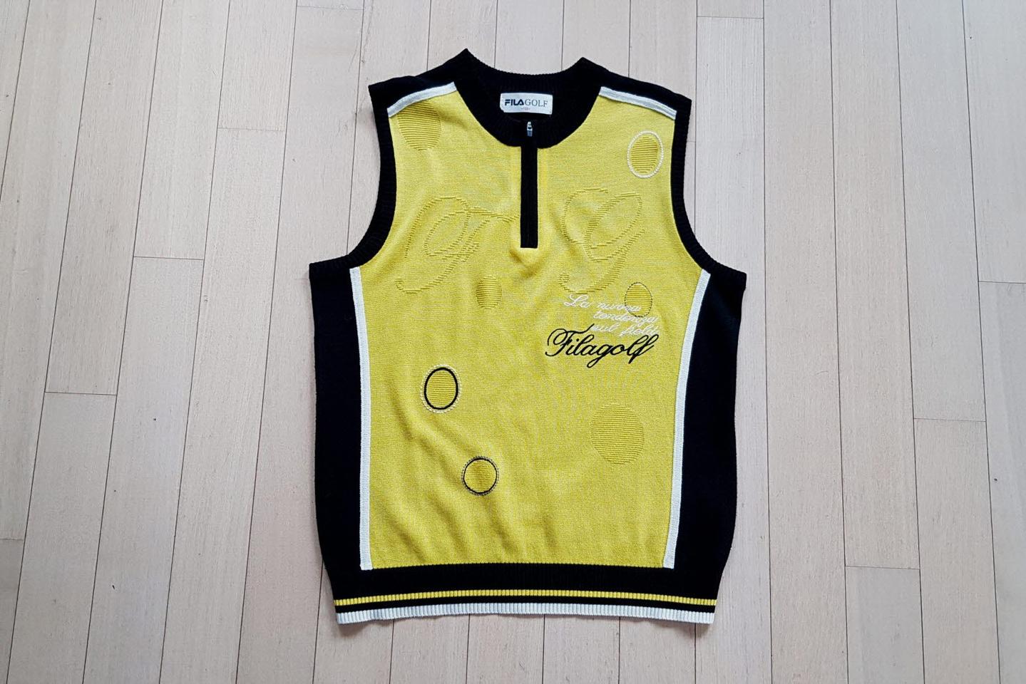 여성100 골프 춘추 필라 니트조끼  A급