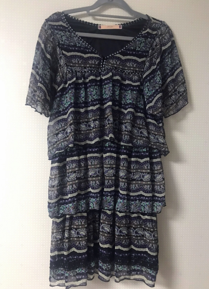 히피 에스닉 캉캉 원피스