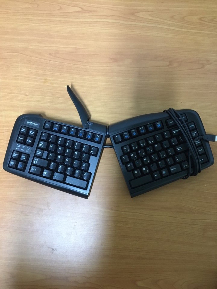 골드터치 인체공학 키보드 판매합니다