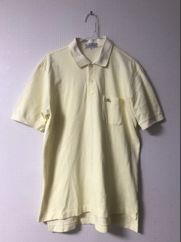 급처) 버버리 정품 연노랑 카라티