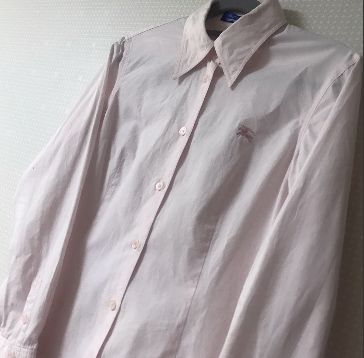 버버리 정품 핑크 셔츠/블라우스