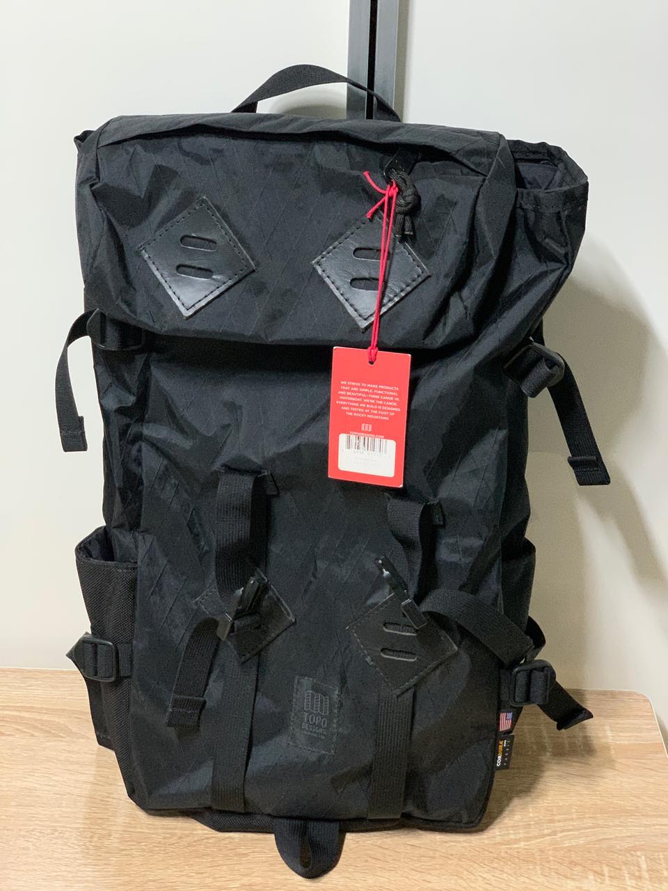 topo design klettersack 토포디자인 코듀라 백팩