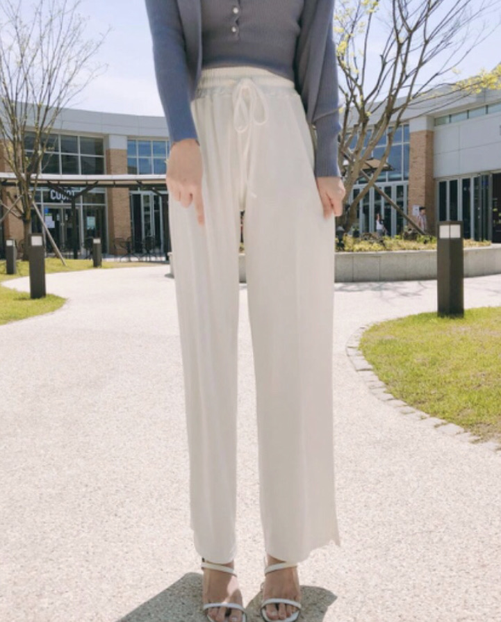 시원한 찰랑 모달팬츠 (아이보리)