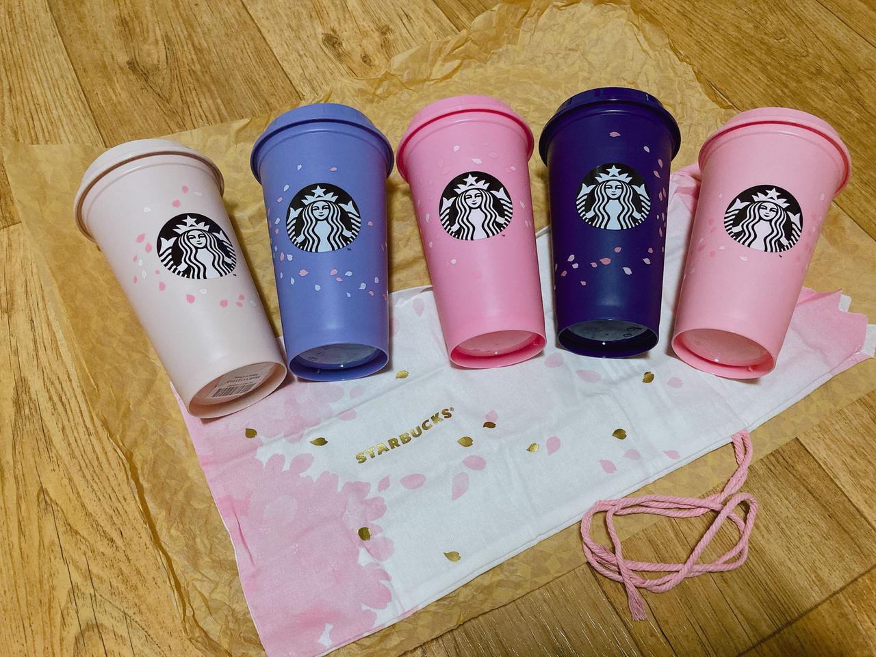 스타벅스 체리블라썸 리유저블 컵 세트