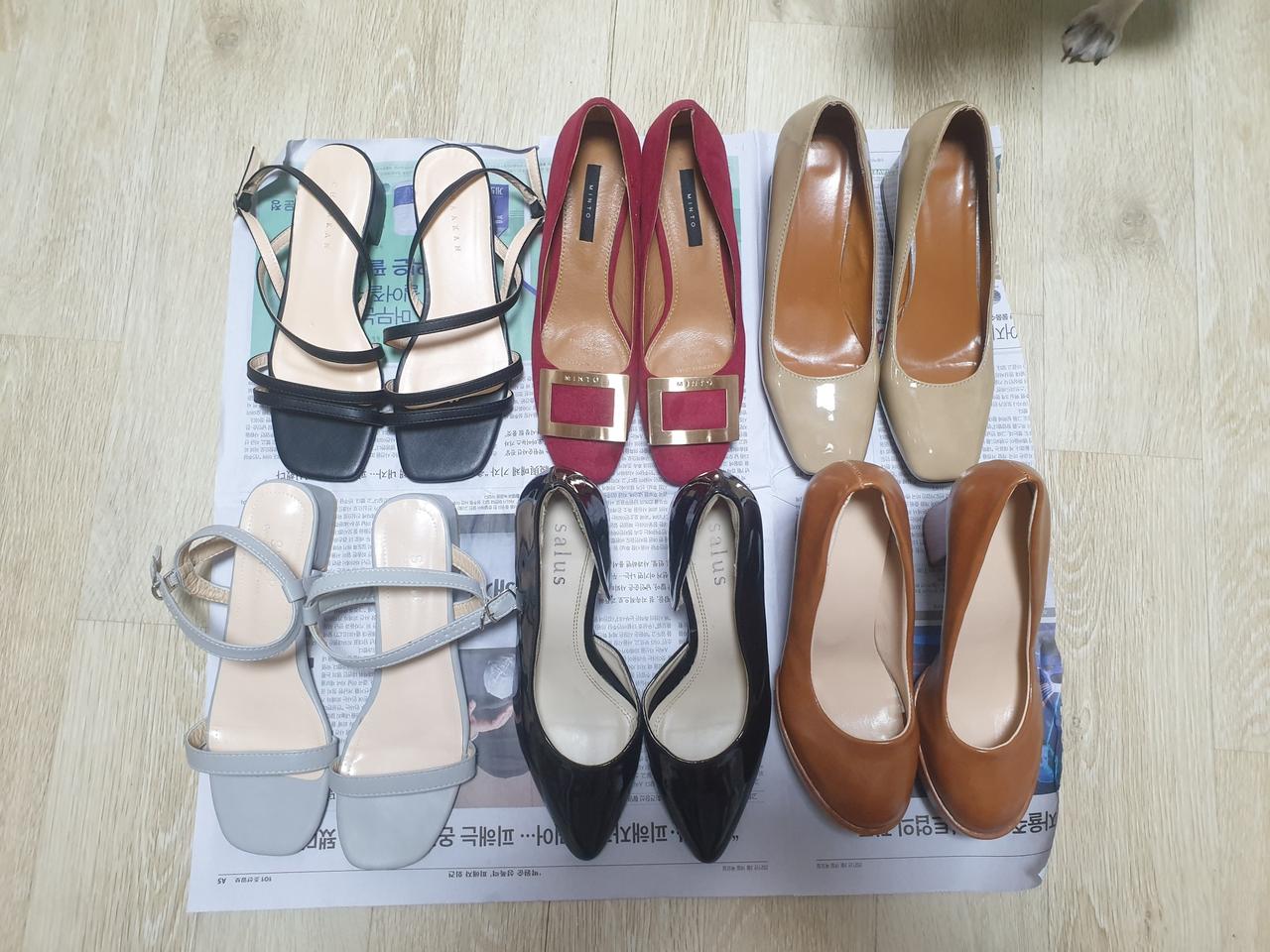 여성구두, 하이힐, 샌들 처분