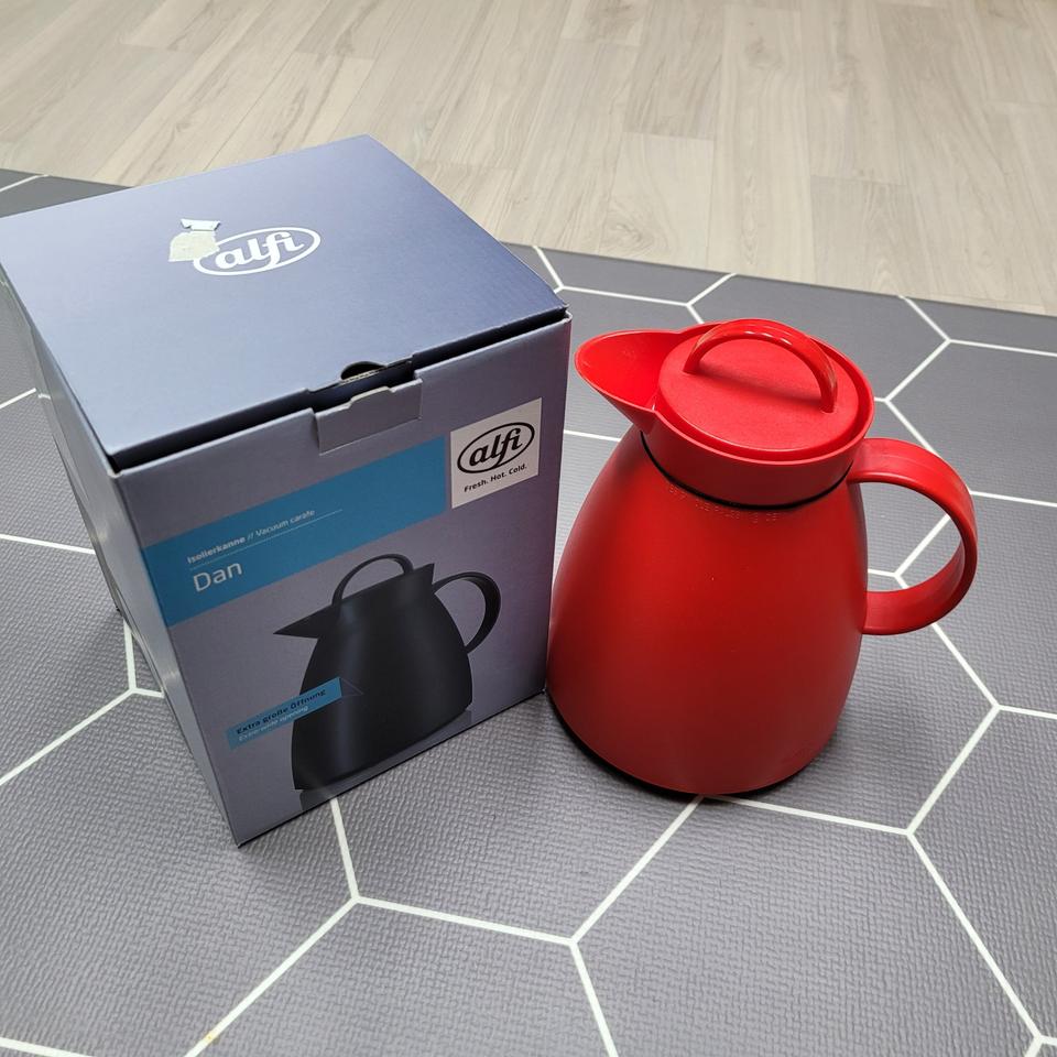 (새상품)알피구스토 보온보냉 주전자 RED