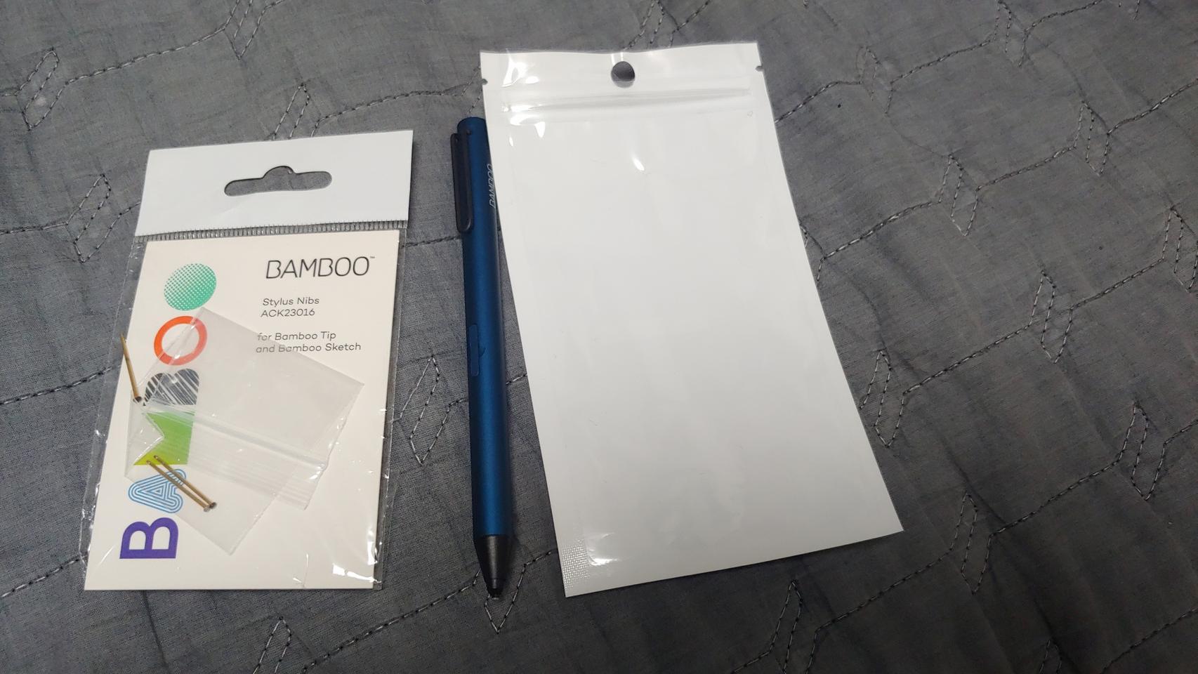 와콤 뱀부 팁 펜+펜촉