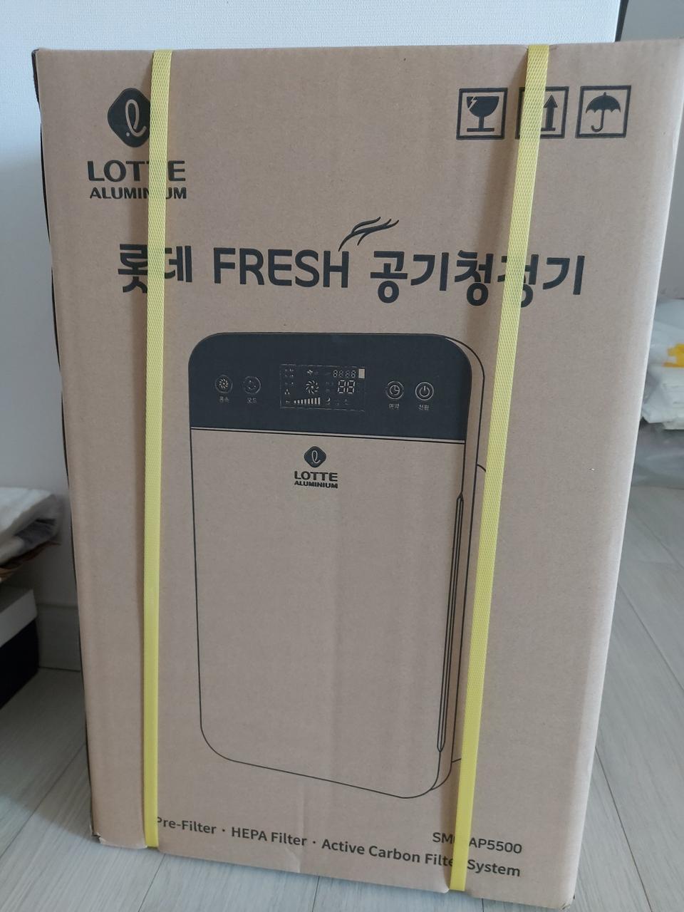 (품절)(무료배송)롯데 프레쉬 공기청정기(탈취기능)헤파필터 13