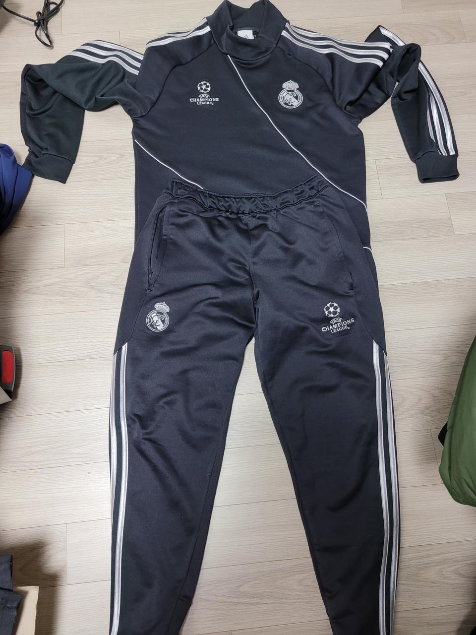 아디다스 레알 EU 트레이닝 세트