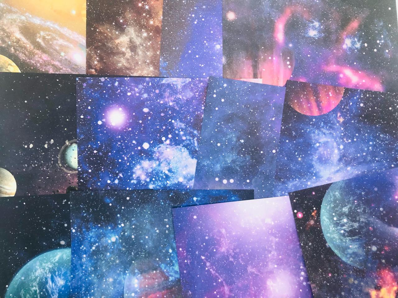 무료배송) 행성 색종이 양면색종이 50장