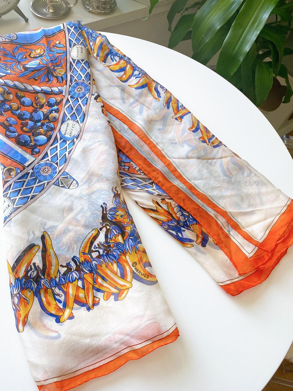 고급 쉬폰 스카프