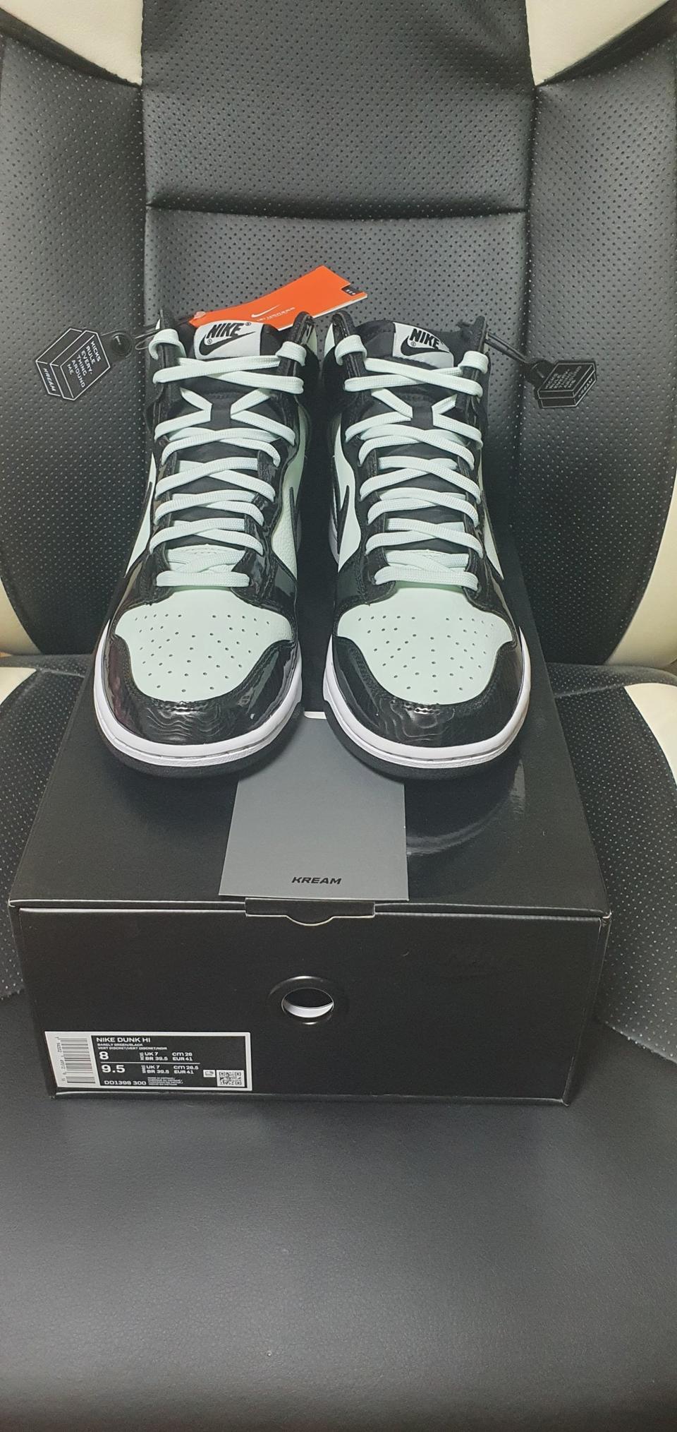 (260)새상품 나이키 덩크하이 베얼리 그린