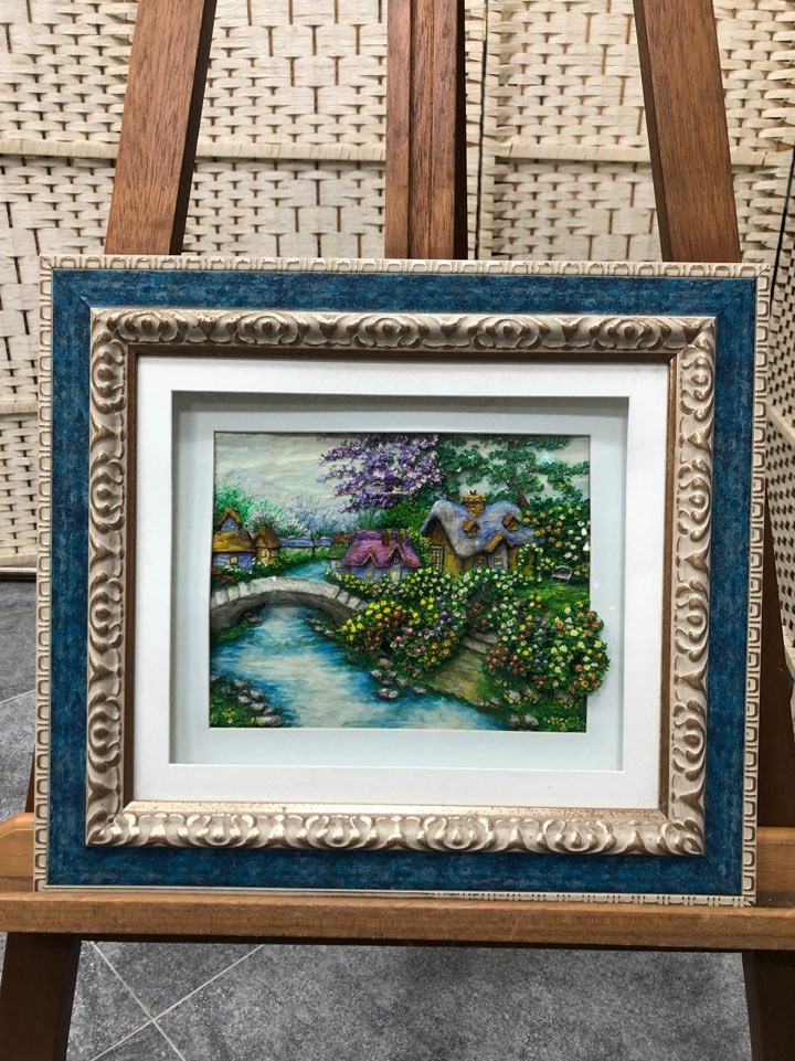 (희귀.작품)화선지작품 44*40.