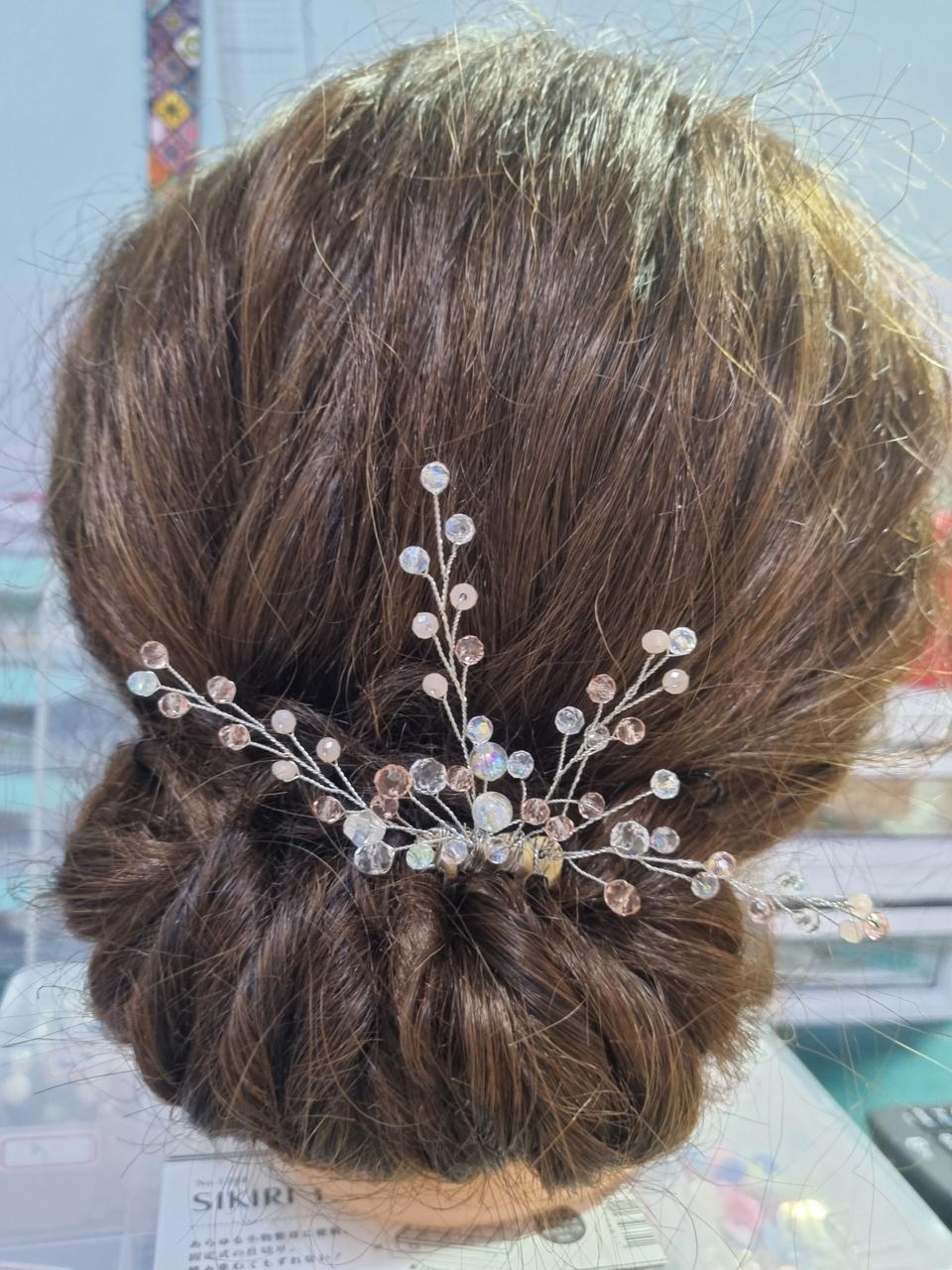 업스타일//뒤꽂이//셀프웨딩//한복소품//올림머리