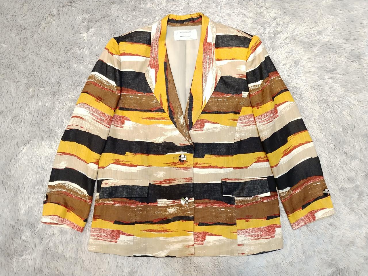 패턴 아사면 자켓