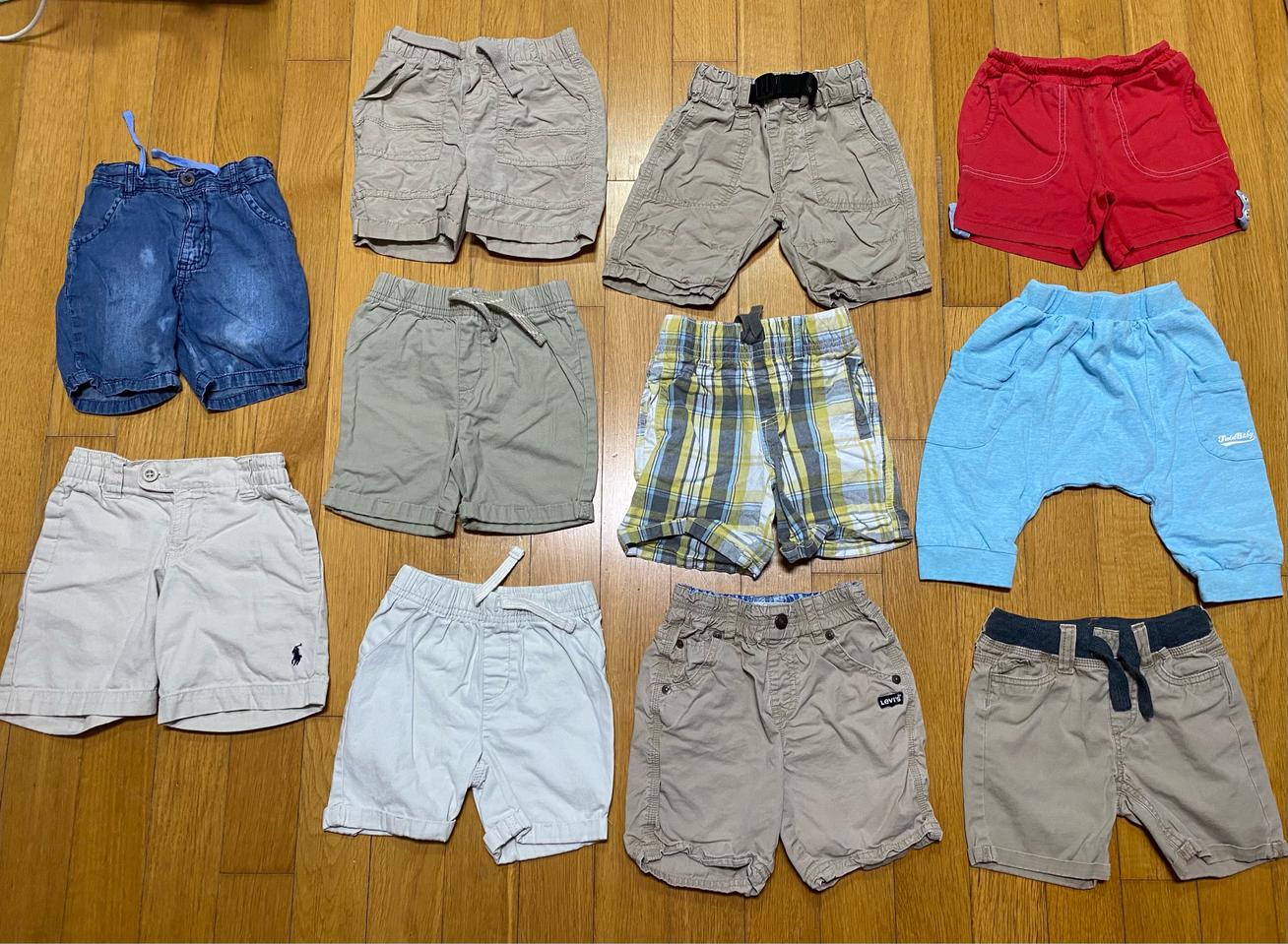 남아 3-4세 여름반바지 11벌