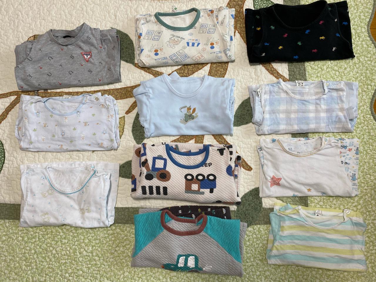 남아 3-4세 내의 + 여름수면조끼 등