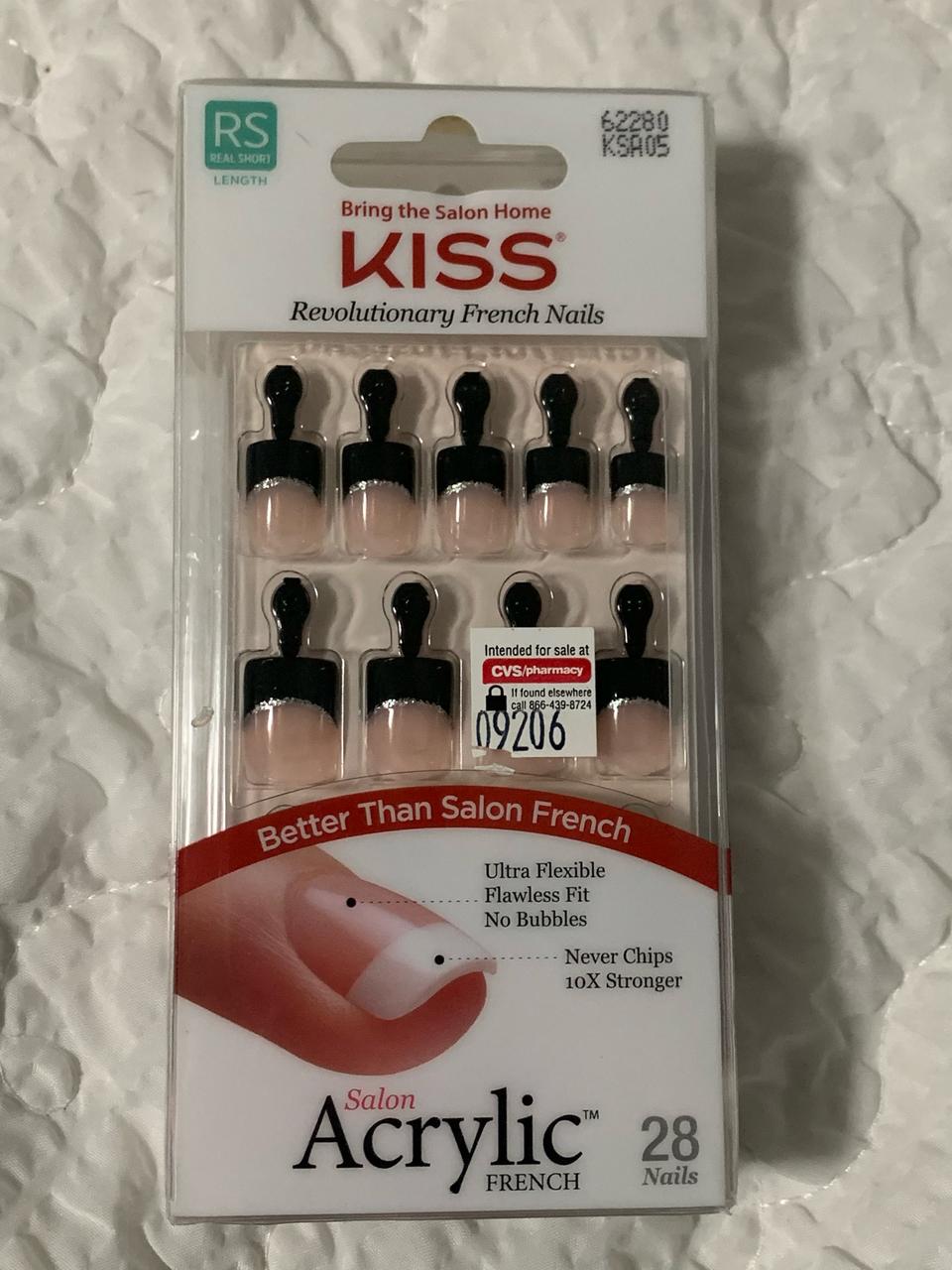 키스 네일 / 블랙 프렌치 / 미국 구입 (미개봉)