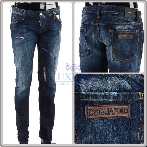 정품 *디스퀘어드2* 더티오일 워싱 슬림진 (42)