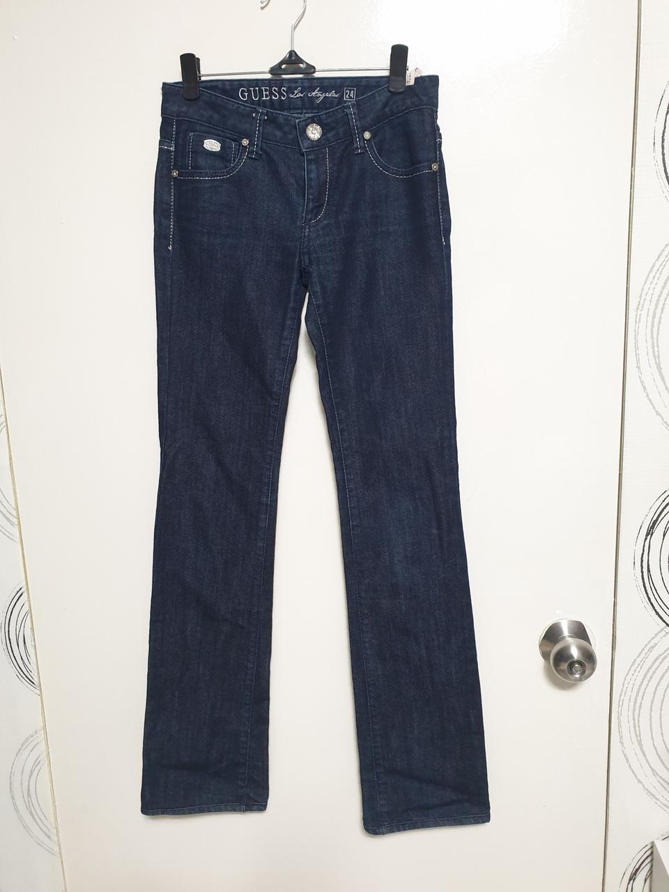 상태좋은 게스 스판 진청바지 24