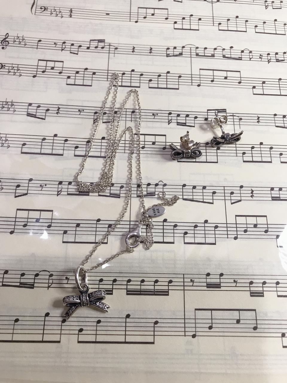 판도라 목걸이 귀걸이 세트