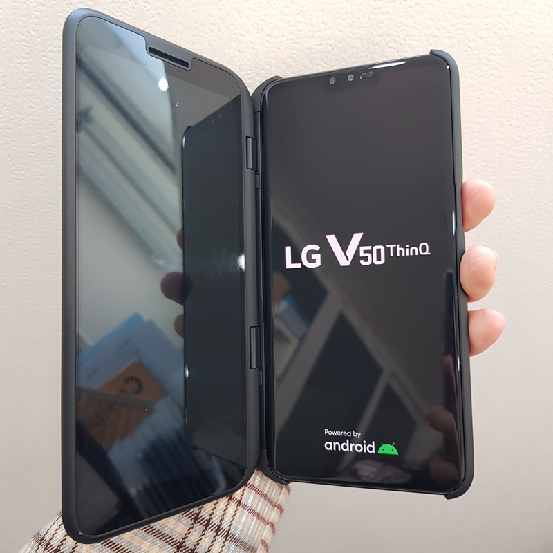V500 LG V50 블랙 128GB 듀얼스크린 포함 초특가