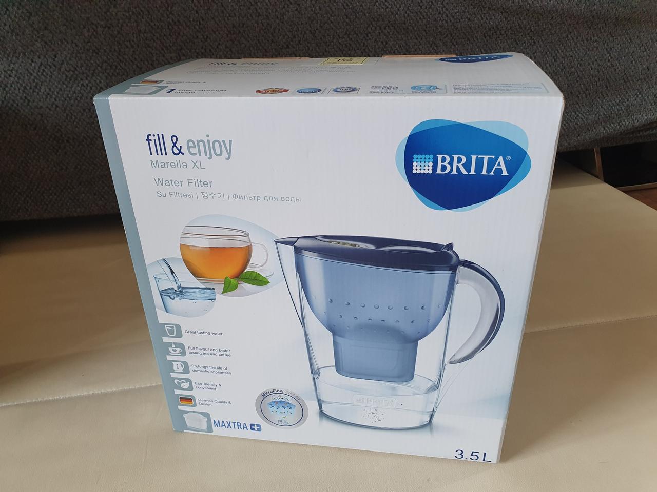 브리타정수기 마렐라XL 3.5L 블루(새상품)