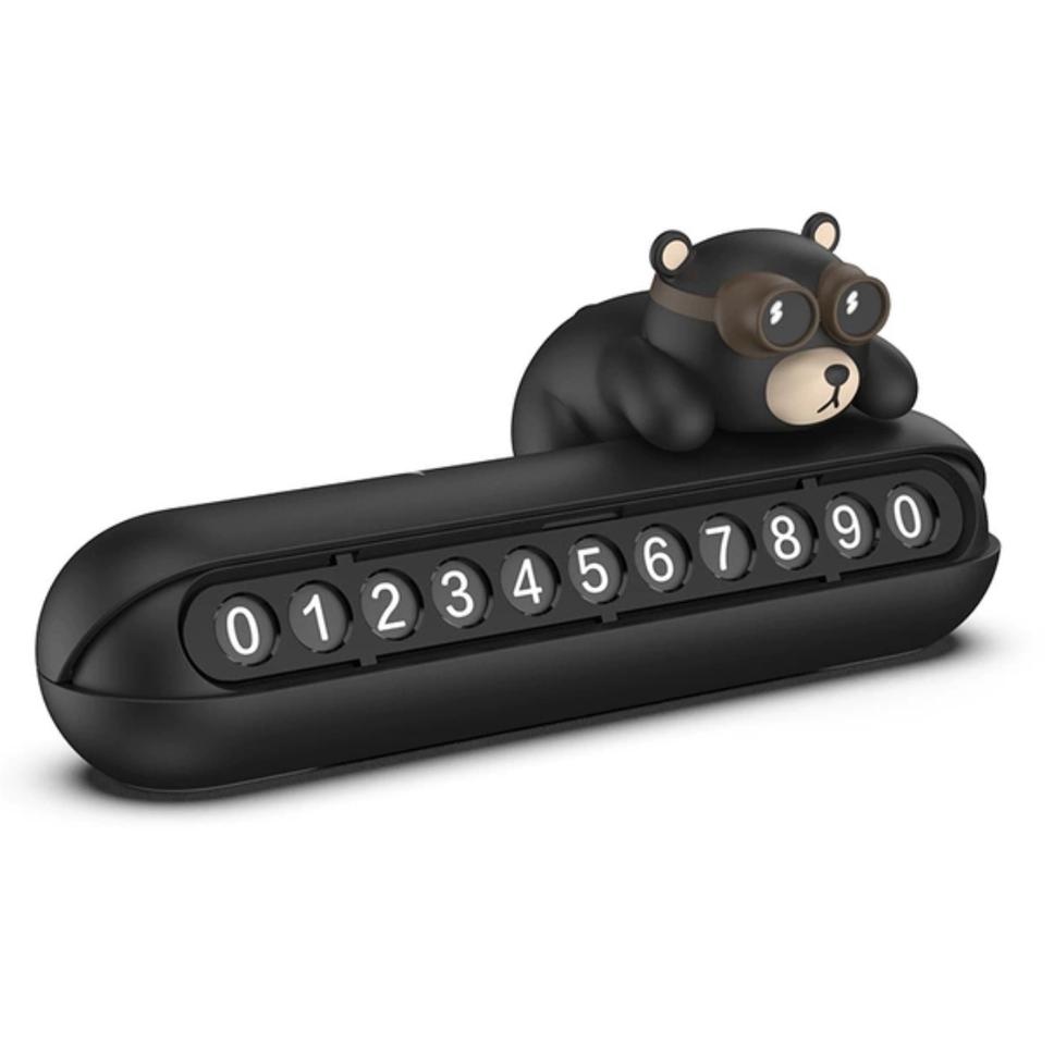 젖소 곰돌이 주차번호판 차량번호판