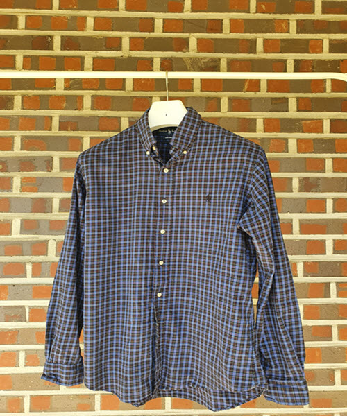 구제픽셀 폴로셔츠 체크남방 M 95-100사이즈