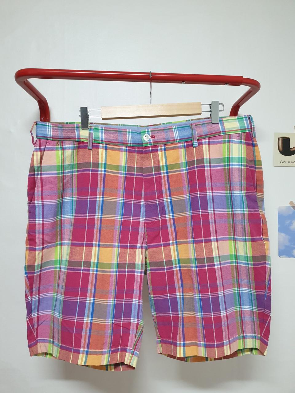 [Bigsize] 폴로 랄프로렌 마드라스 반바지 빅사이즈