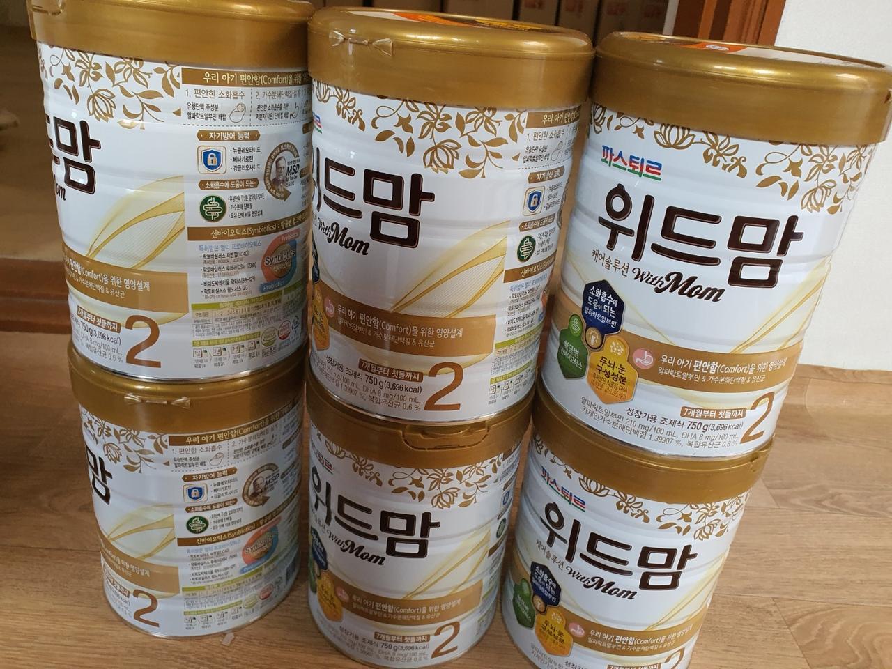 위드맘  2단계 6캔 입니다