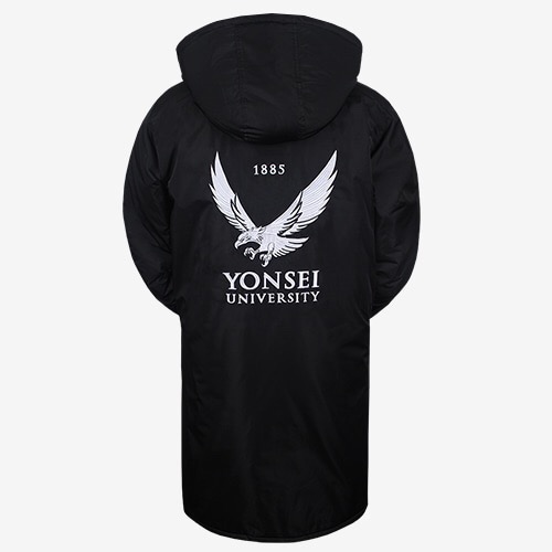 연세대 패딩 블랙 L 100 남녀공용