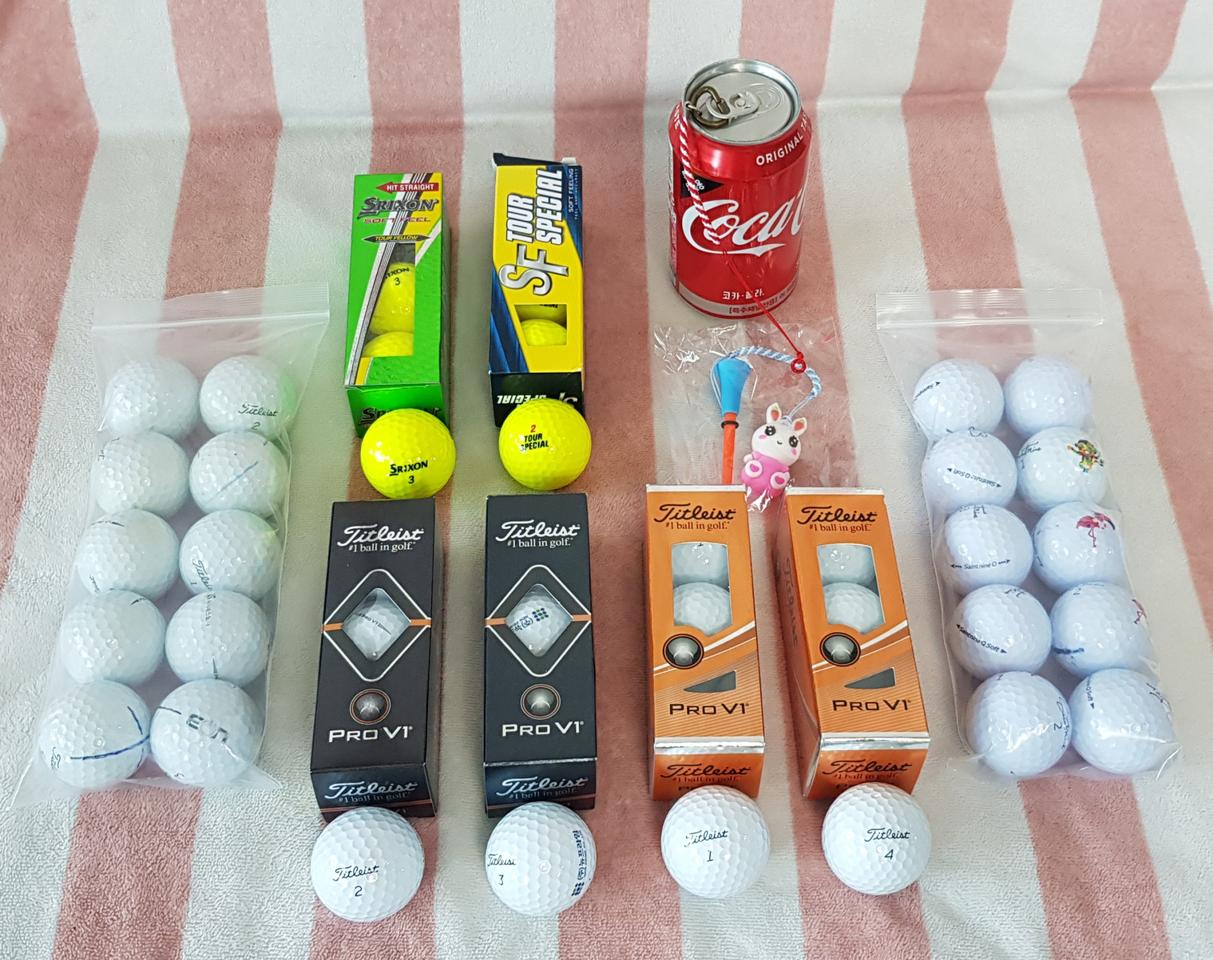 ♥ 골프공 새거 타이틀리스트 PRO V1 12구 외 26구 총38구 ♥