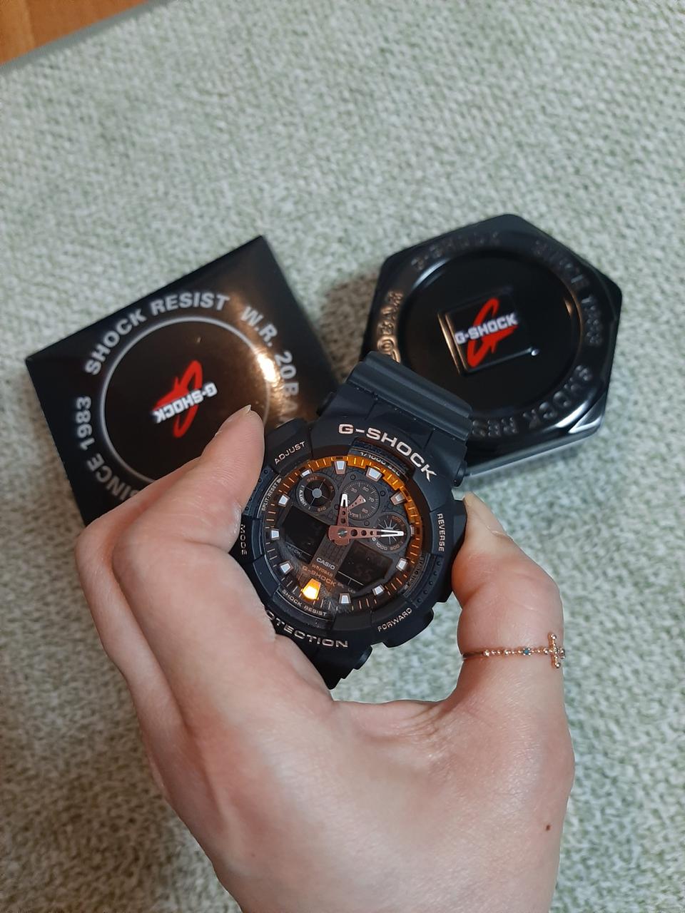 [마지막 가격내림]지샥 빅페이스 검정 <GA-100GBX>