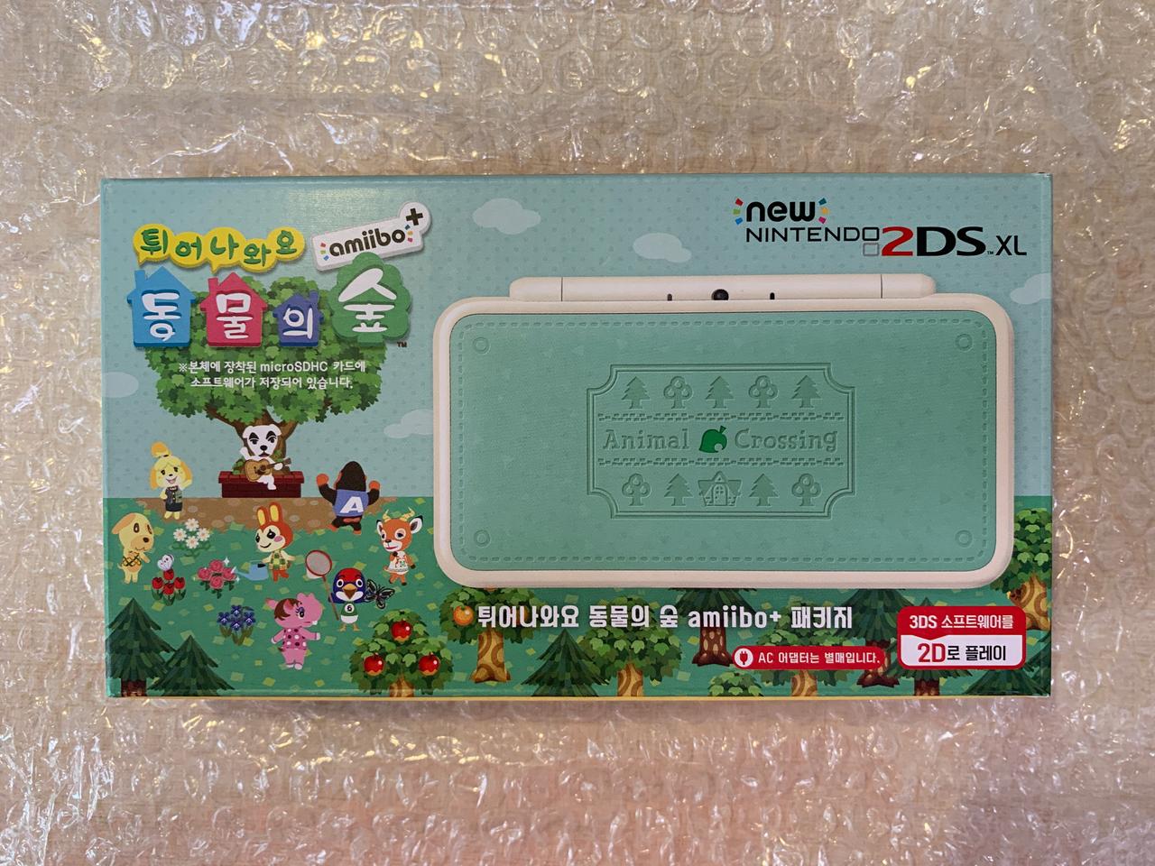 [미개봉] 뉴 닌텐도 2DS XL 동물의숲 에디션