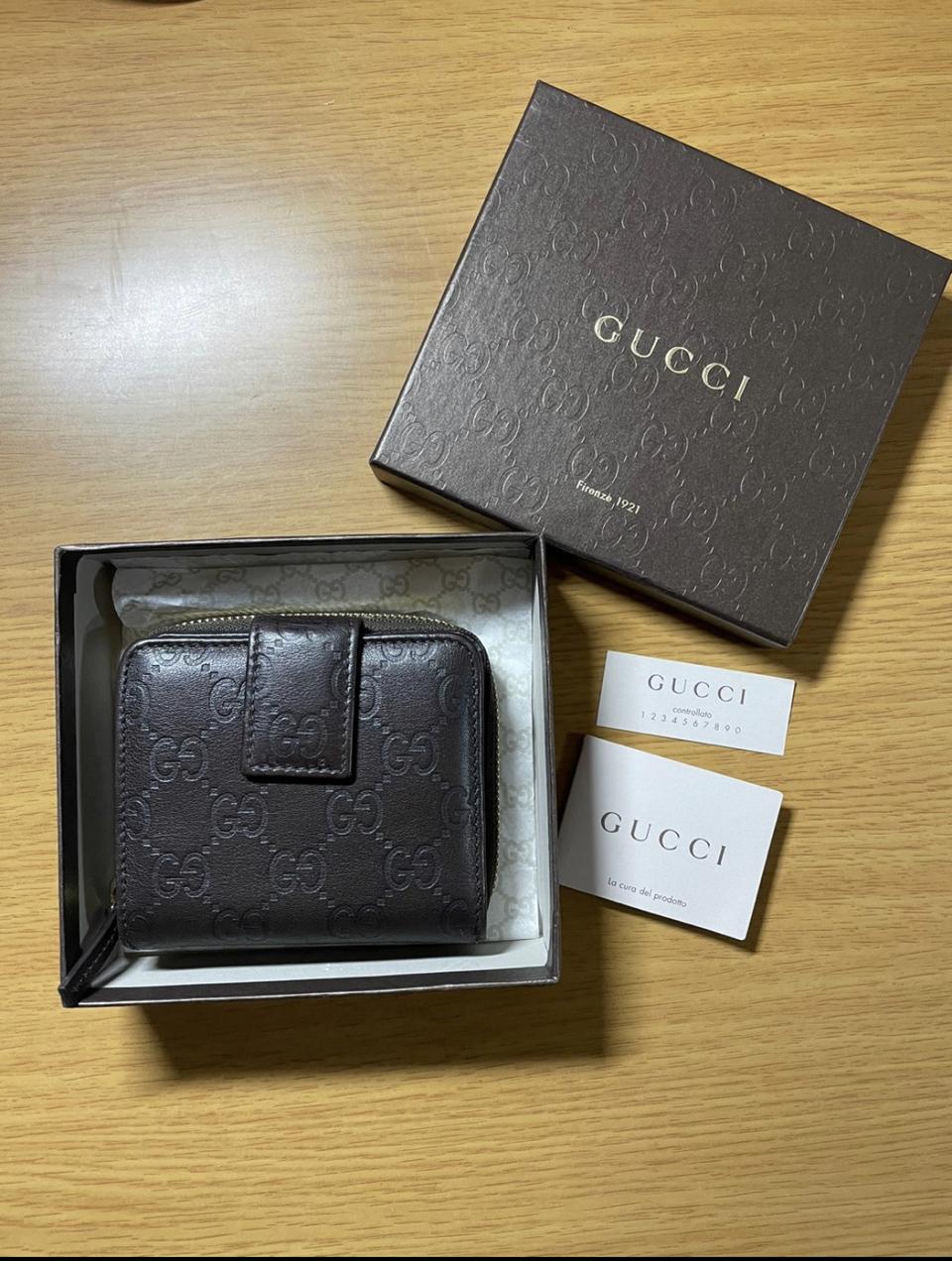 구찌 지갑(시마 반지갑)