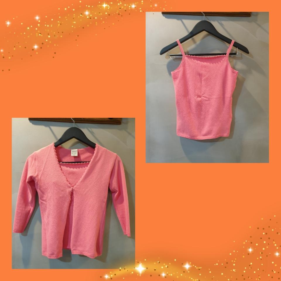 앙상블7부소매 니트셋트