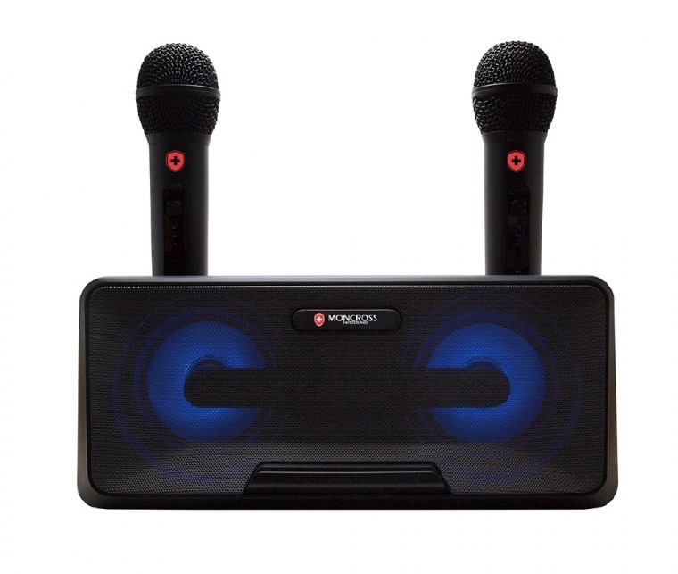 (무배)듀얼마이크노래방기기/가정용 노래방 무선마이크 앰프