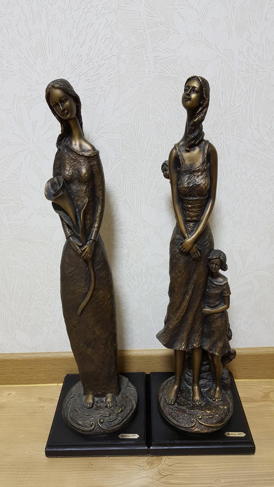 소녀상 여인상 조각상 인테리어 작품