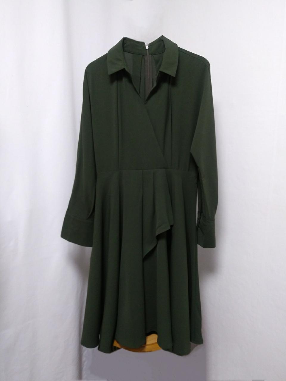 고급 딥카키원피스(새상품/55.66.77)