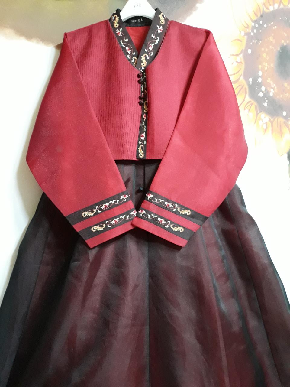 새제품 ♡퓨전한복 개량한복 여성한복55~66~날씬77