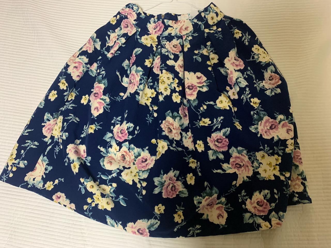 플라워 밴딩스커트