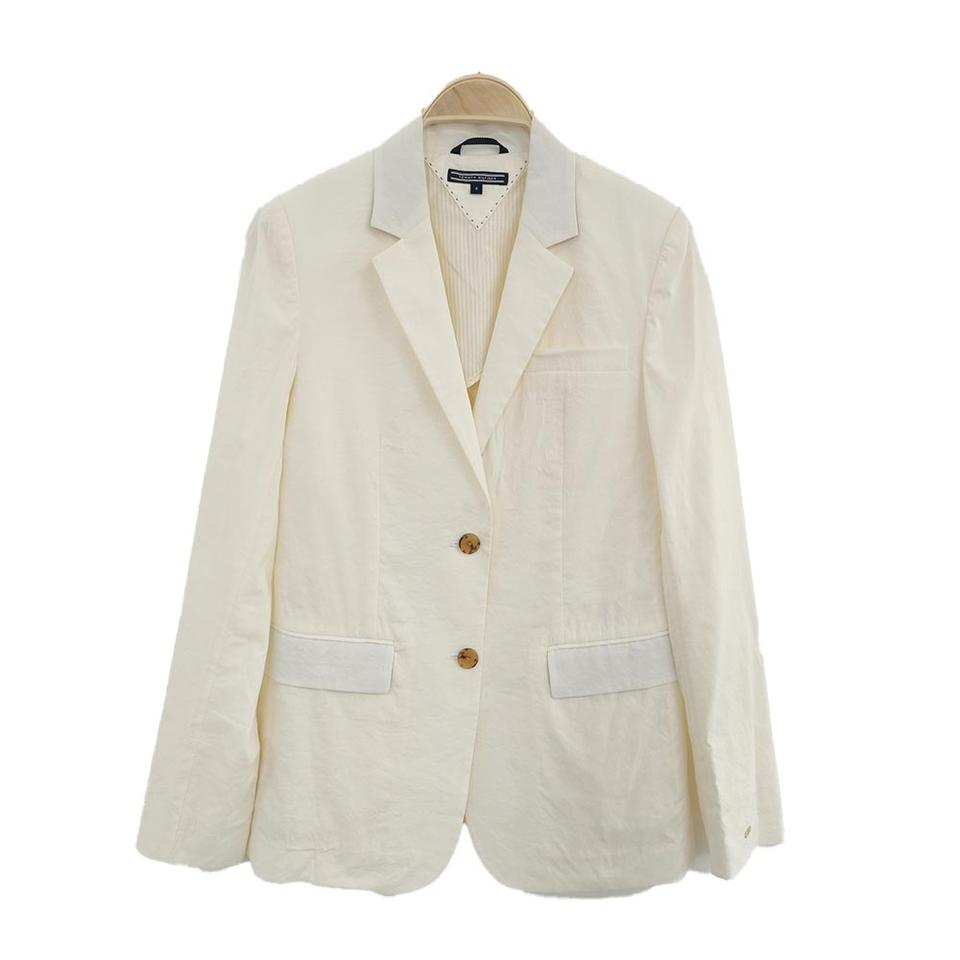 타미힐피거 여성 리넨 간절기 봄 정장 자켓