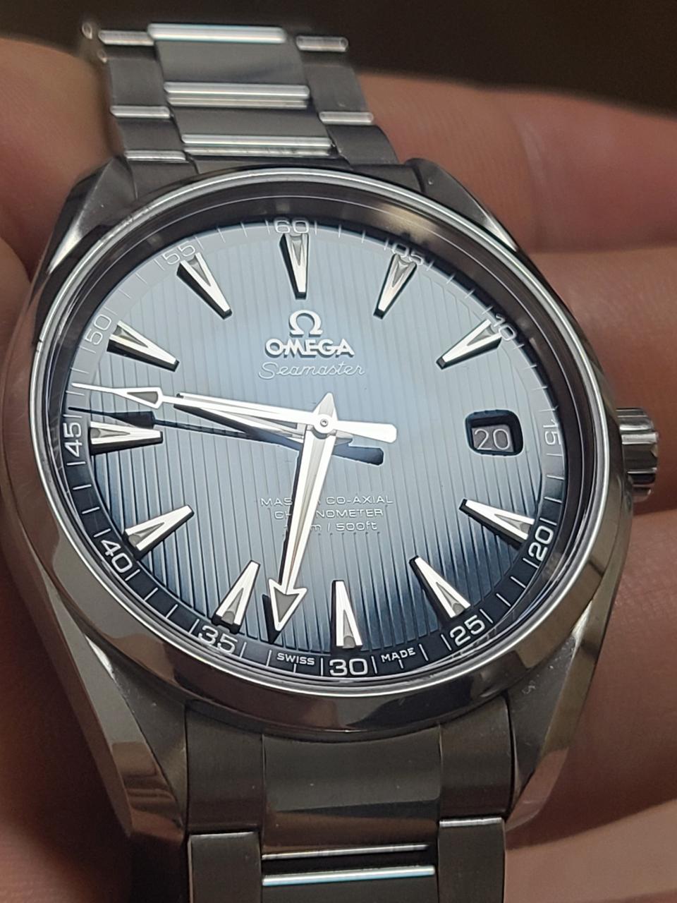 오메가 아쿠아테라 41mm 구형 청판