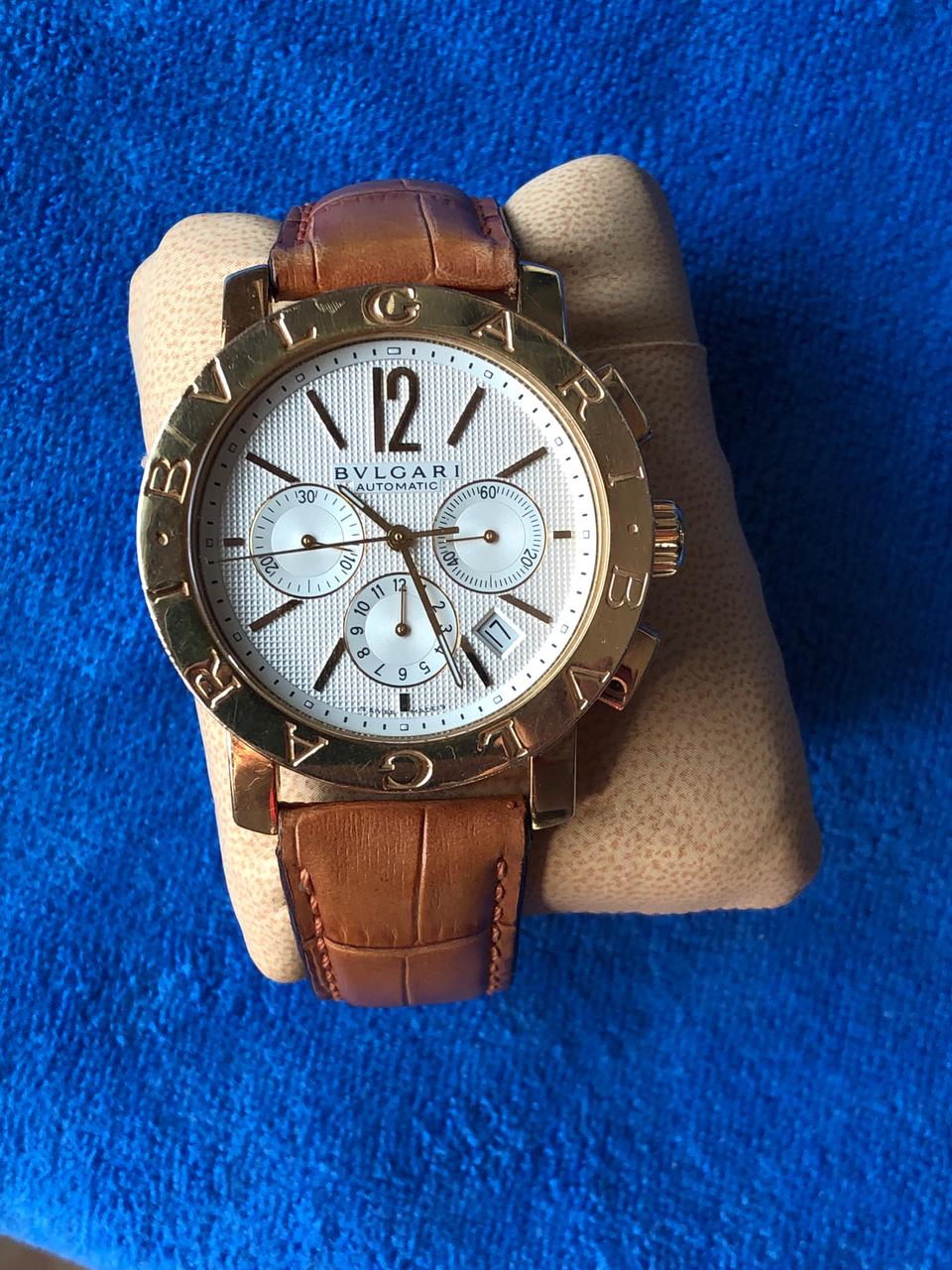 불가리 BB42 GL CH 크로노 금통시계 팝니다